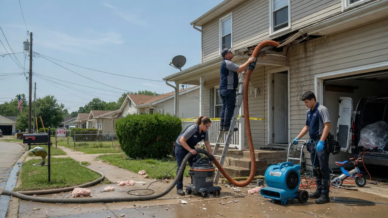 Water Damage Restoration in Gillespie, IL near me